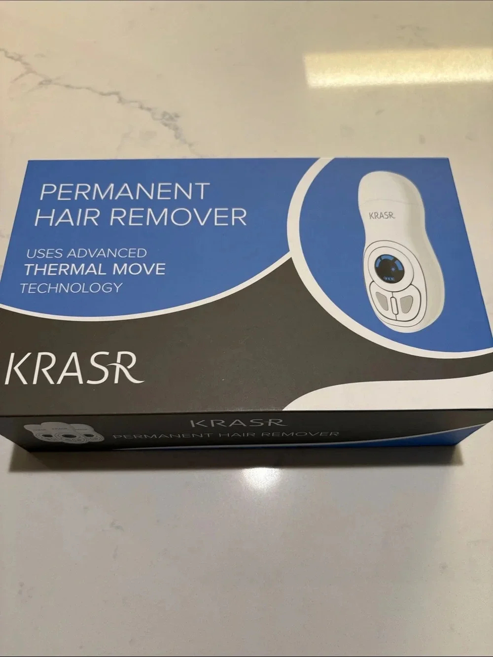 Ras Permanent Hair Remover - Blue, White, Black Packaging